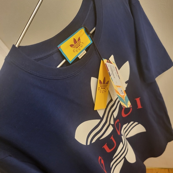 Authentic Gucci x Addidas Cotton Tshirt - Picture 12 of 13